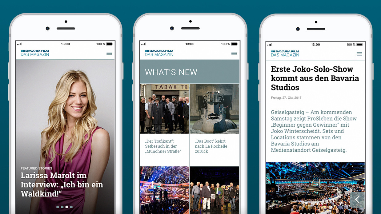 Bavaria Film mit neuem Unternehmensmagazin Bavaria Film GmbH